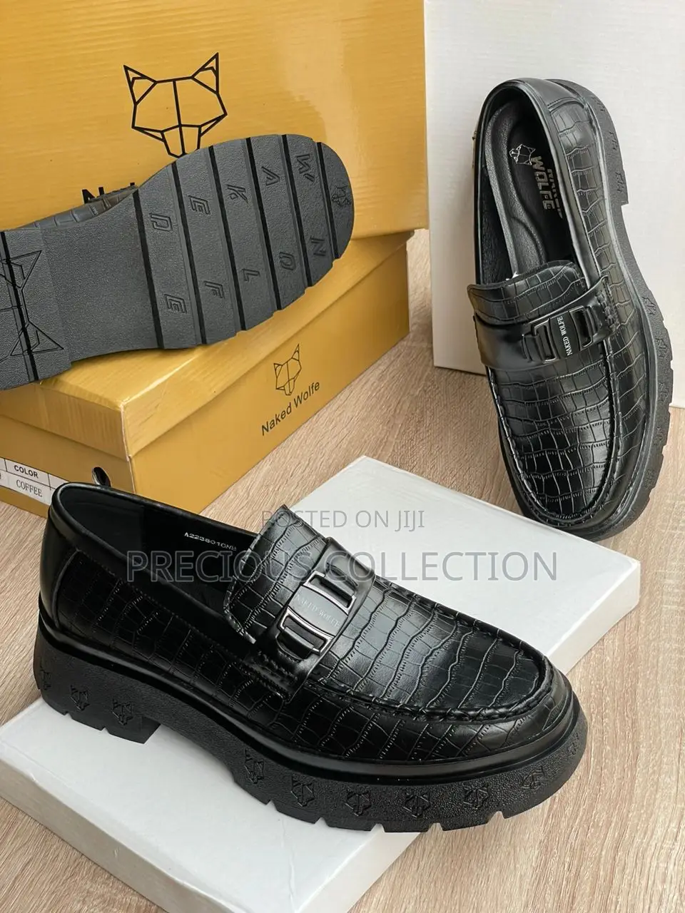 Men S Naked Wolfe Leather Loafers For Sale Precious Collection Price