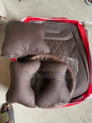 Executive Leather Seat Cover (Coffee Brown )
