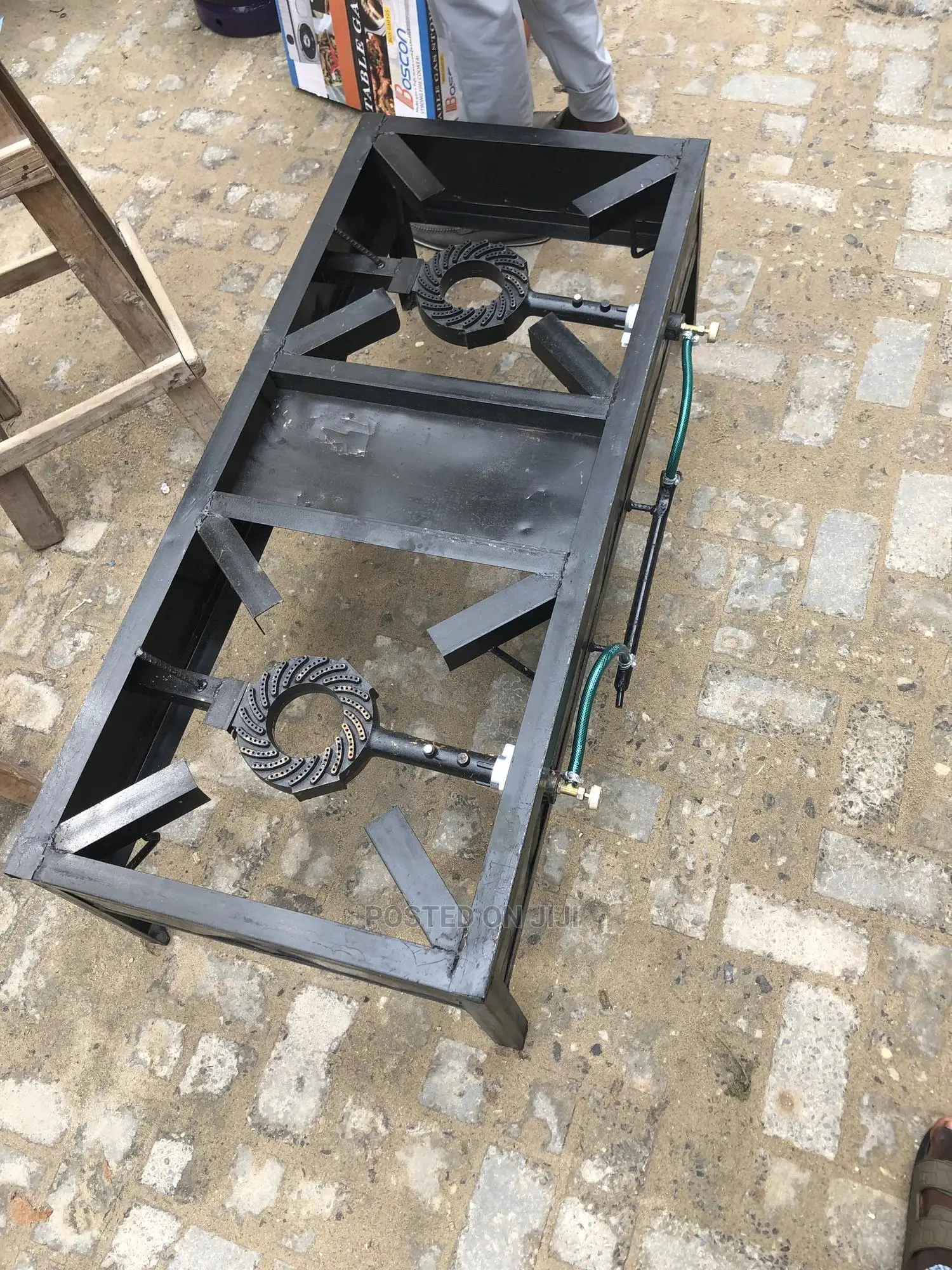 Industrial Gas Cooker Double Burner