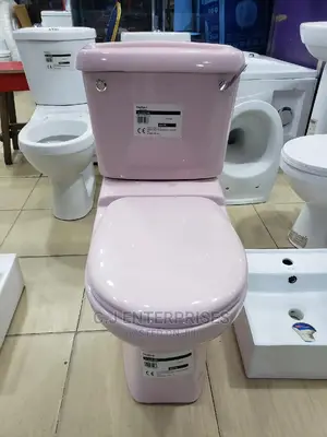 Pink Color UK Twyford Wc Set