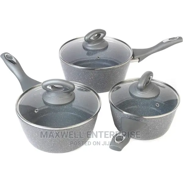 Salter Marble Stone 3 Piece Pan Set