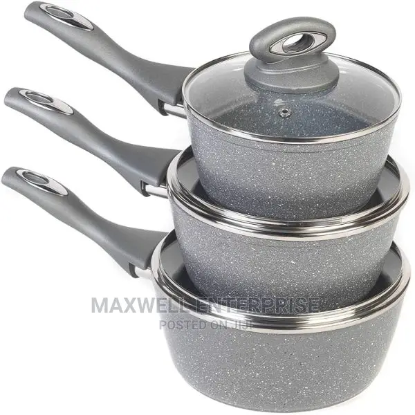 Salter Marble Stone 3 Piece Pan Set