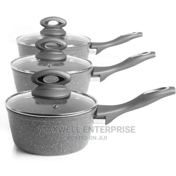 Salter Marble Stone 3 Piece Pan Set