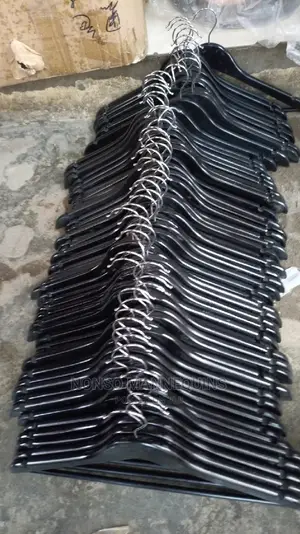 Black Wooden Clothes Hangers Pack