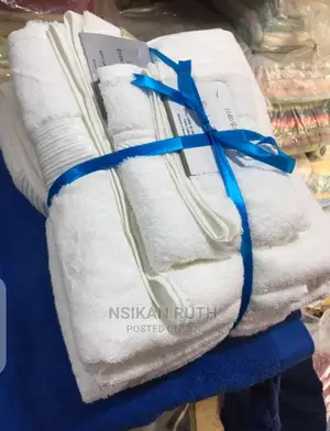 Quality 3 in 1 White Towels