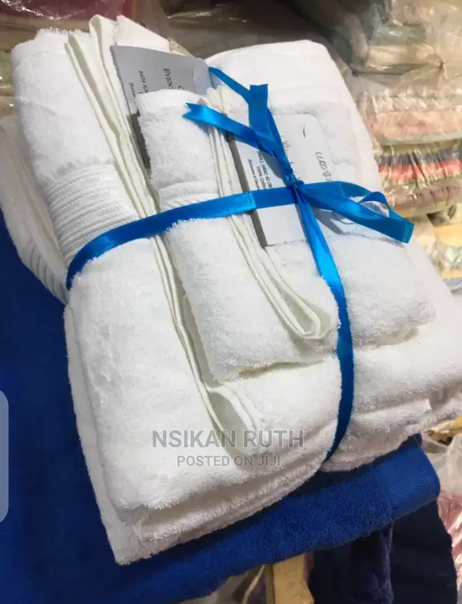 Quality 3 in 1 White Towels