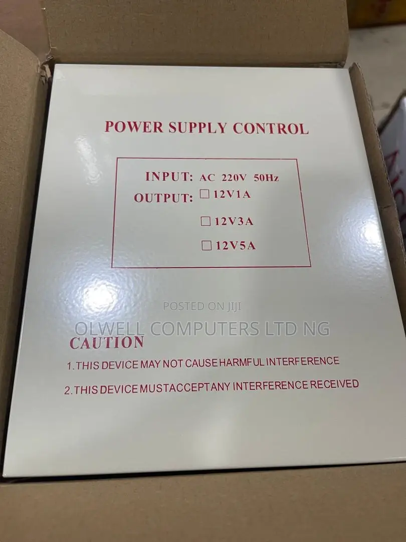 Access Control Power Supply-12v 5amps