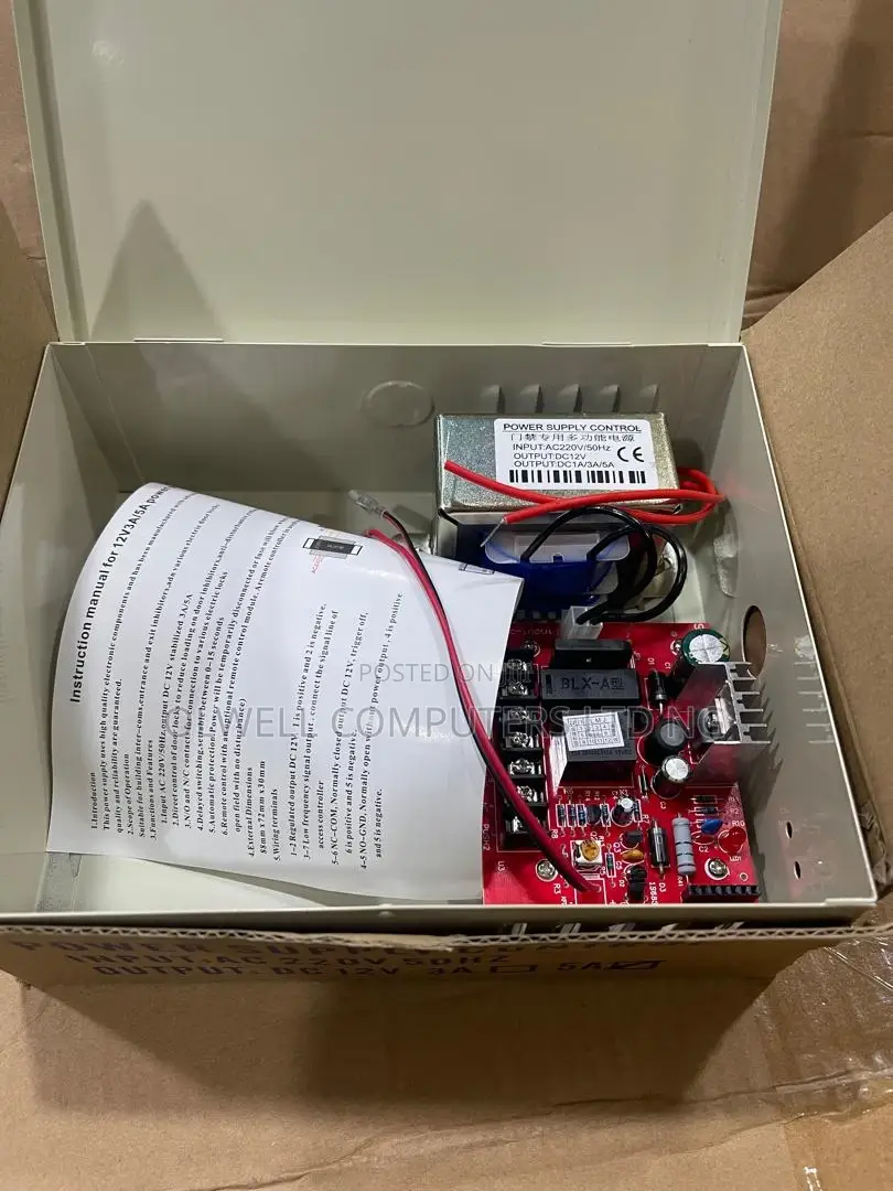 Access Control Power Supply-12v 5amps