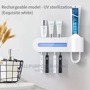Rechargeable Tooth Brush Steriliser/ Toothpaste Dispenser