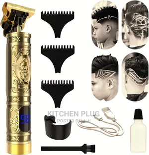 Professional Hair Clippers With Digital Display