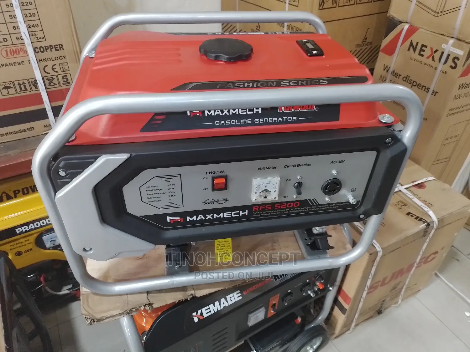 Maxmech Generator RFS5200 3kva
