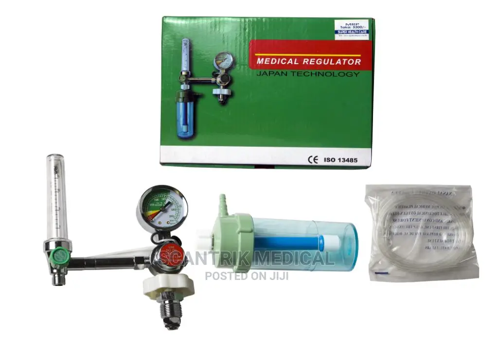 Oxygen Regulator Flowmeter and DISS Auxiliary