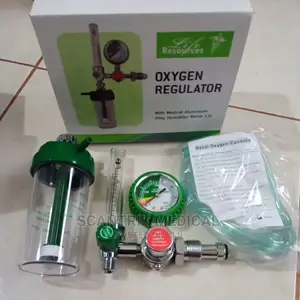 Portable Medical Oxygen Flow Meter With Regulator, Flow Rate