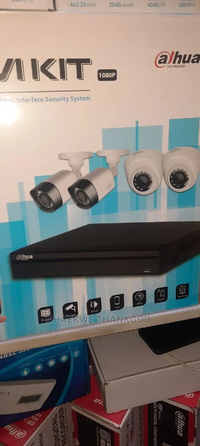 Combo Kits Dahua Analogue Camera 4channels