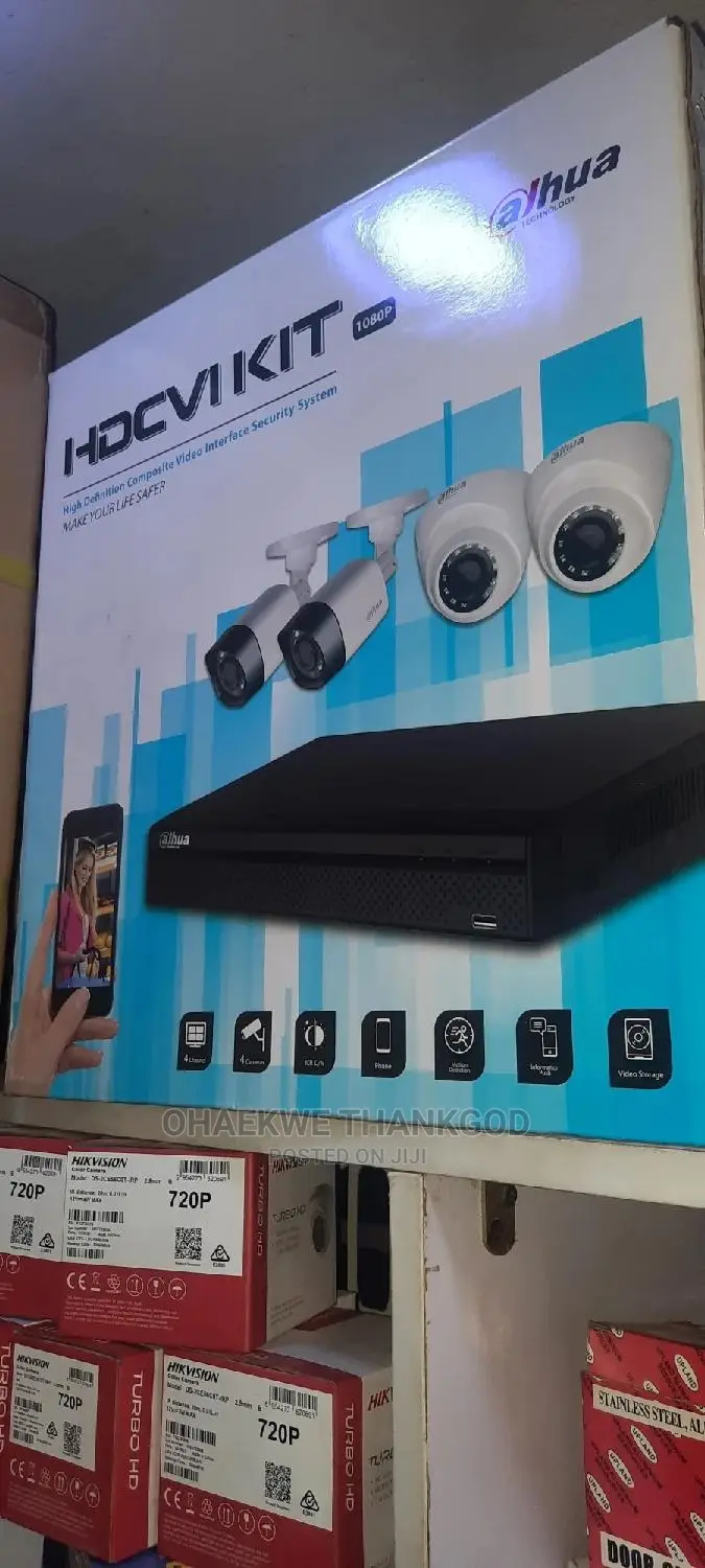Combo Kits Dahua Analogue Camera 4channels