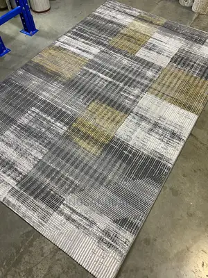 5x7fts Grey,Gold and Cream ,4x6 Turkey Center Rug