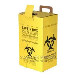 Medical Yellow Sharp Safety Box for Syringe