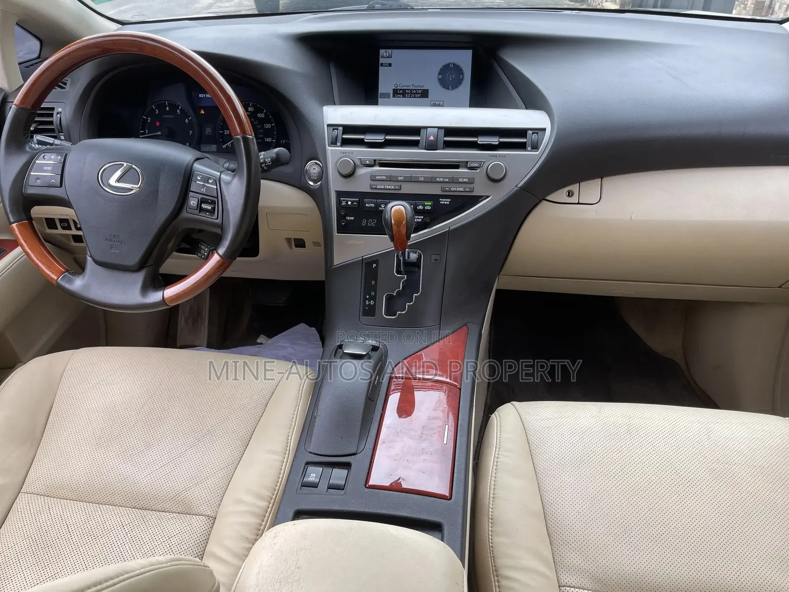 Lexus RX 350 AWD 2012 Gray