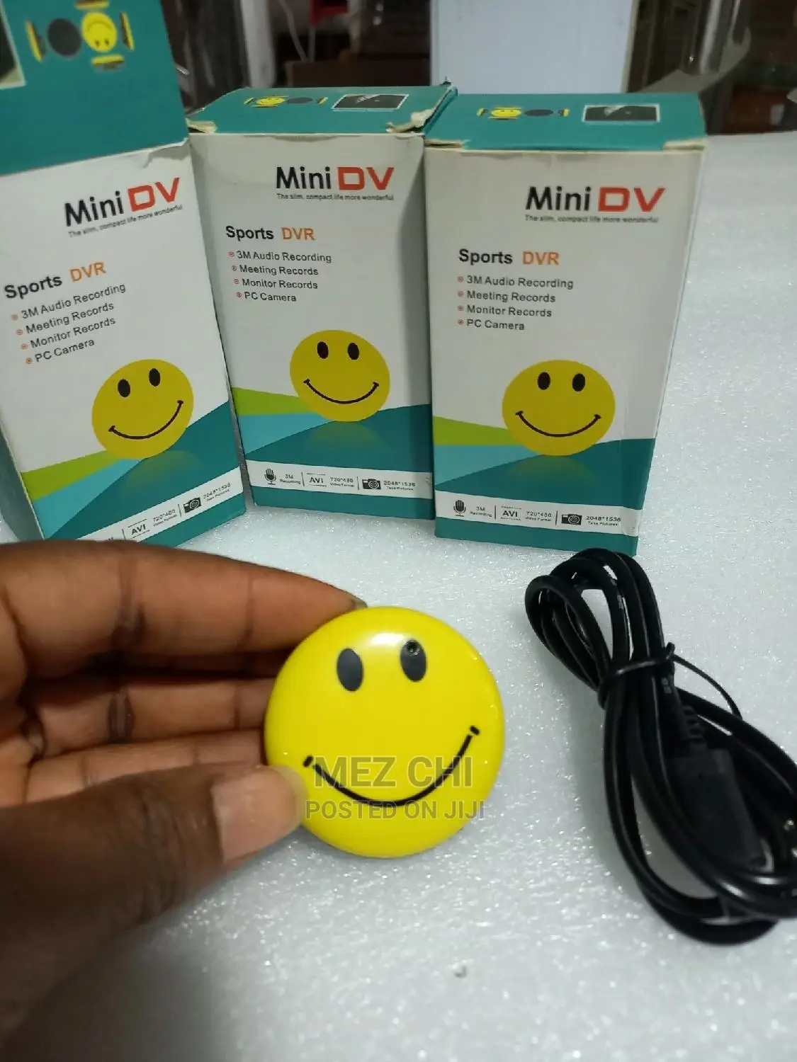 Smiley Face Hidden Camera With Audio and Video