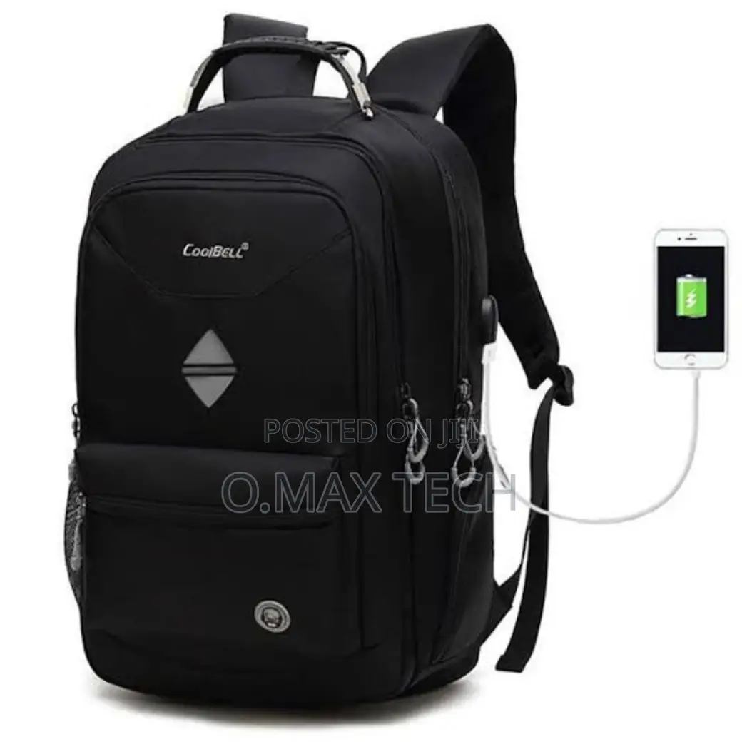Coolbell 18.4” Waterproof Backpack - Cb-5508 - Black