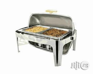 Sunnex Titanum Plated Handle 4.5x2 Pan Role Top Chafer