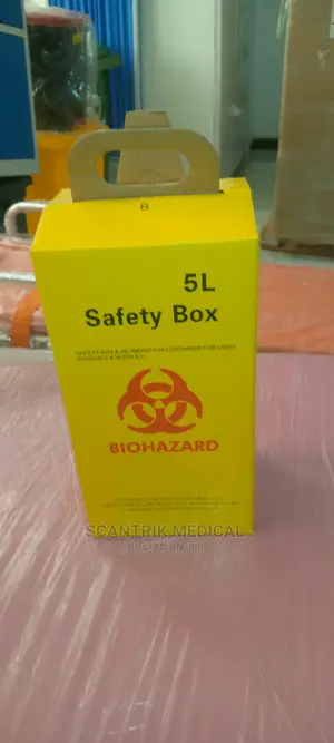 Portable Disposal 5L Paper Needle Sharps Safety Box