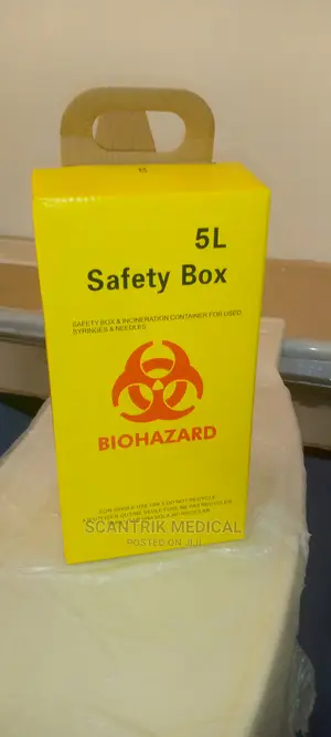 Quality 5L Biohazard Safety Yellow Box