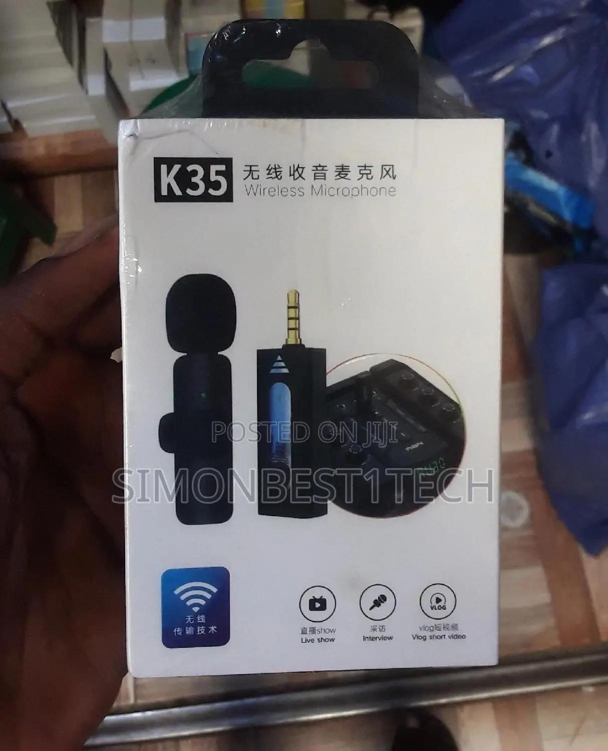 Wireless Mic With Dual Mic Inside