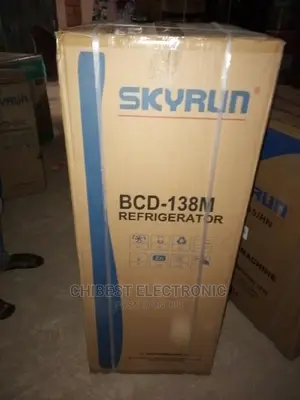 Skyrun Fridge 138liters With a Year Warranty Brand New