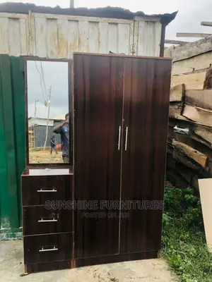 2doors Wardrobe With Dressing Mirror