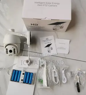 Solar Powered GSM 4G PTZ 360 Camera