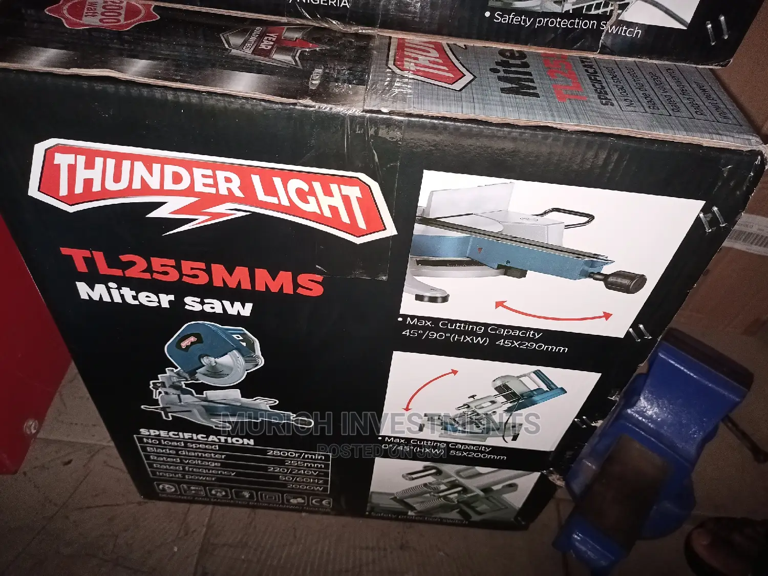 Thunder Light Sliding Miter Saw 2000W