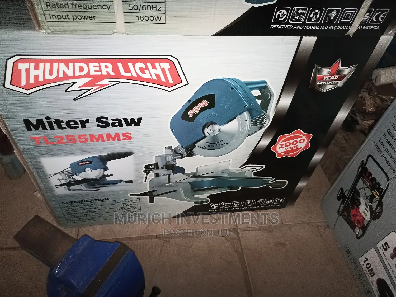 Thunder Light Sliding Miter Saw 2000W