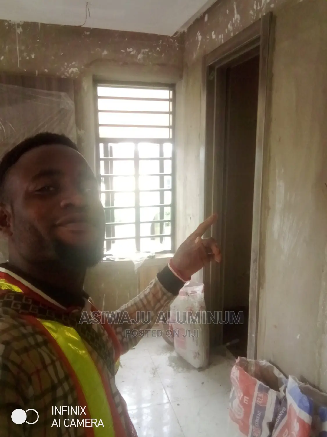 Aluminum Transome Windows With Burglary