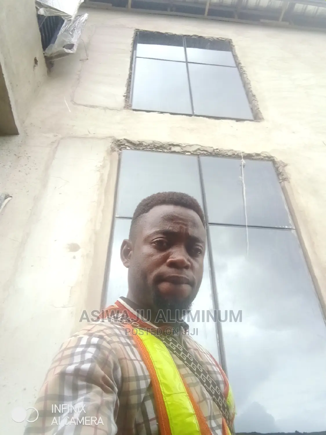 Aluminum Transome Windows With Burglary
