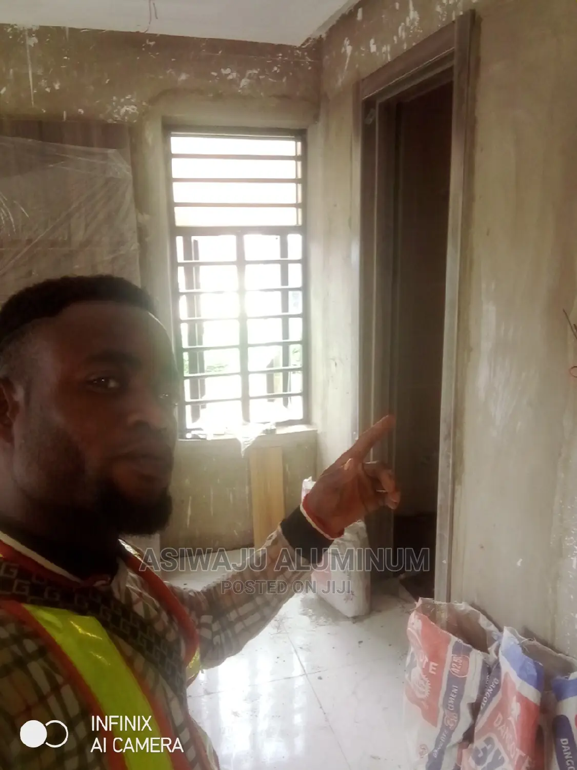 Aluminum Transome Windows With Burglary