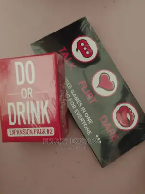 Do or Drink and 3in1 Talk, Flirt, Dare Adult Card Games