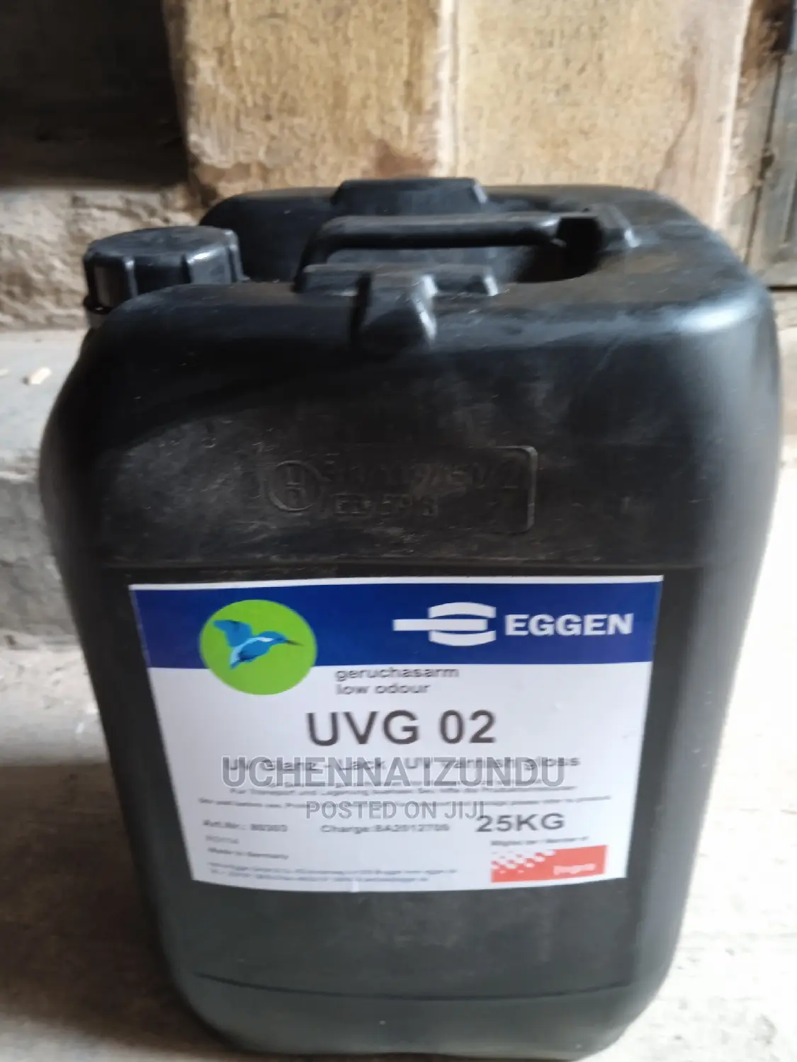 Eggen UV Varnish 25 Liters