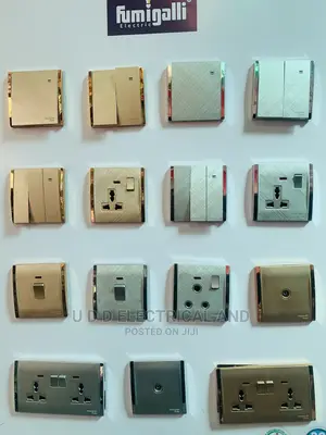 Quality England Gold Switches And Socket All Sizes