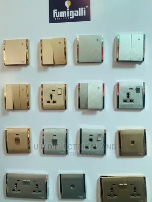 Quality England Gold Switches And Socket All Sizes