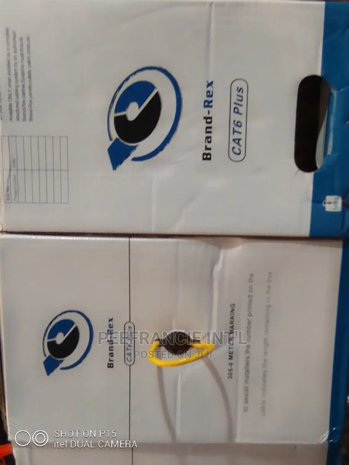 Brand Rex Cat 6 Plus KY6 2RS (Yellow) Cable