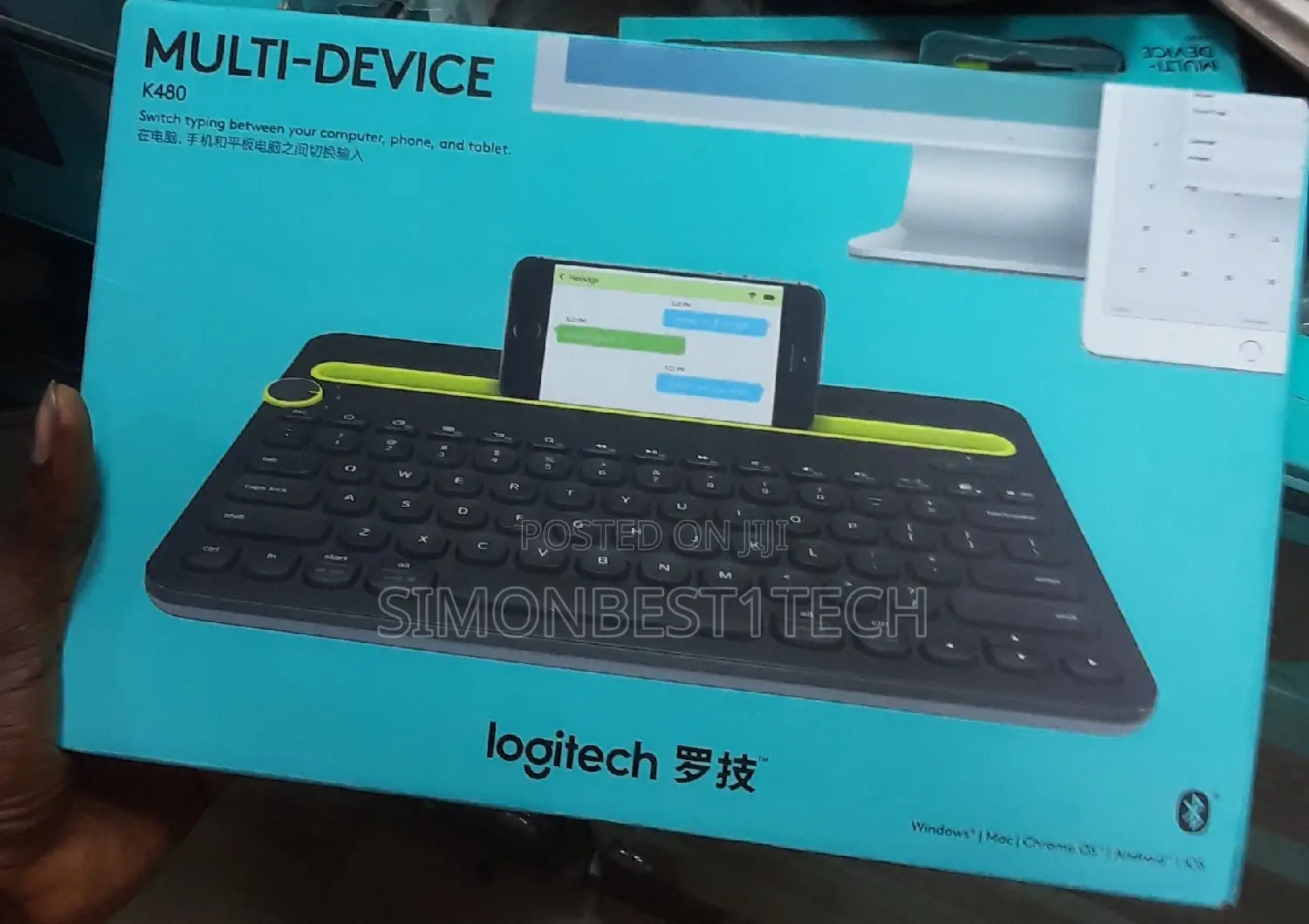 K480 Multi Device Logitech Bluetooth Portable Keyboard.