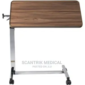 Bedside Table With Height Adjustment (Hospital Home Use)