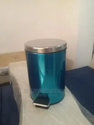 Portable Stainless Steel Step Garbage Can Waste Bin