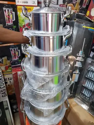 7 Pieces Aluminium Pots (Turnado)