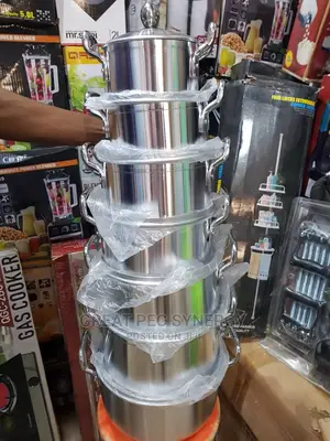 7 Pieces Aluminium Pots (Turnado)