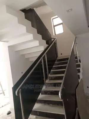 Grey Glass Staircase