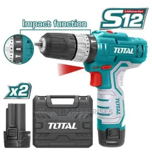 Total 12v Lithium-Ion Impact Drill + Free Total Srew Bit