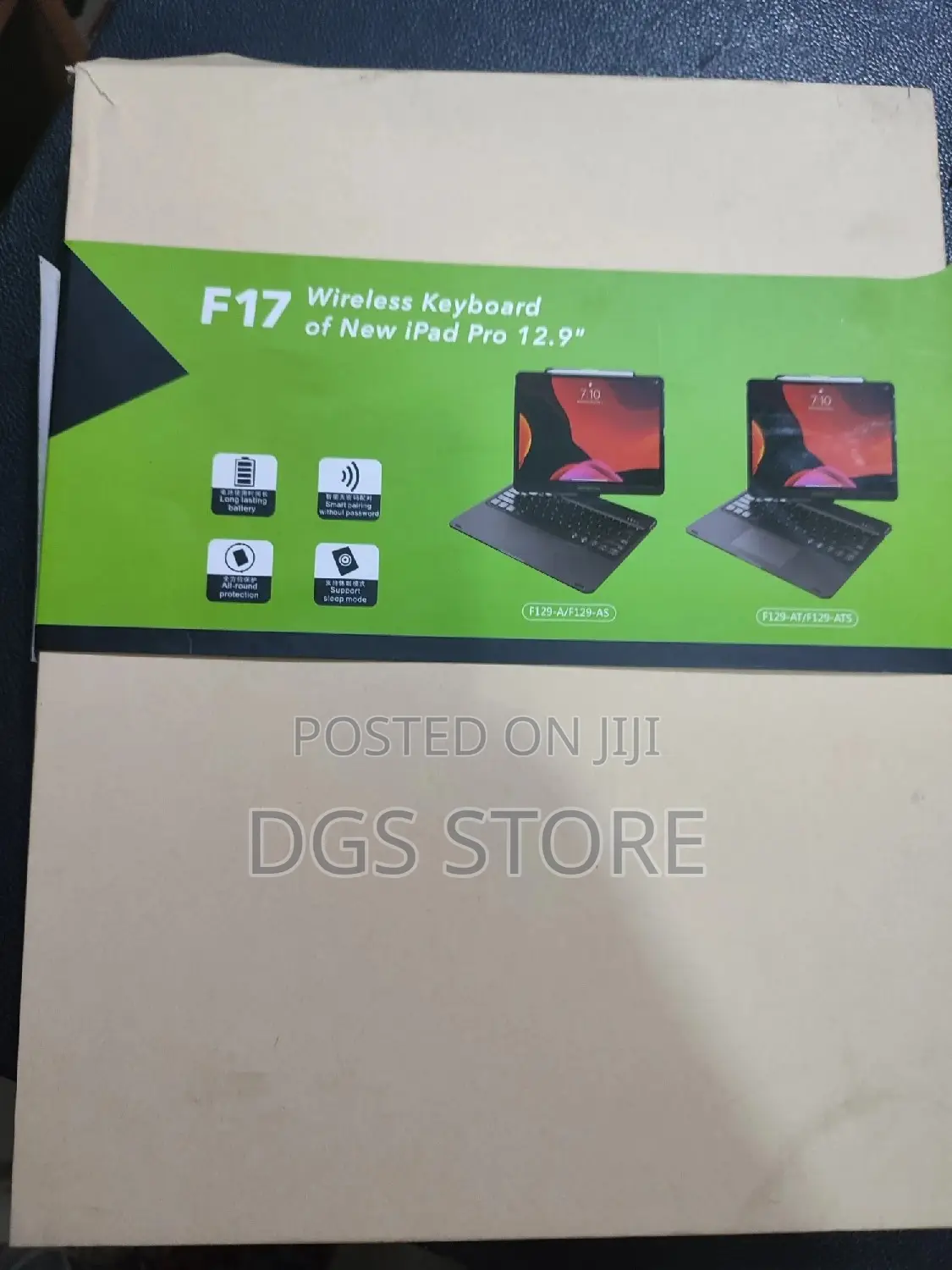 F17 Wireless Keyboard for iPad Pro 2