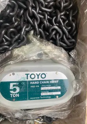 Toyo 5 Ton X 3meter Manual Lifting Hoist Chain Pulley Block